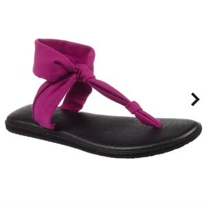 Sanuk Yoga Sling Ella Sandals for Ladies Voliet Size 9